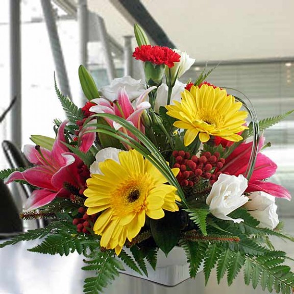 Mixed Flowers Small Arrangement By Florist Choice